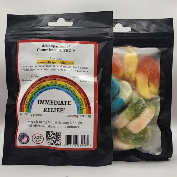 Delta8painrelief THCp Pain Relief Gummies