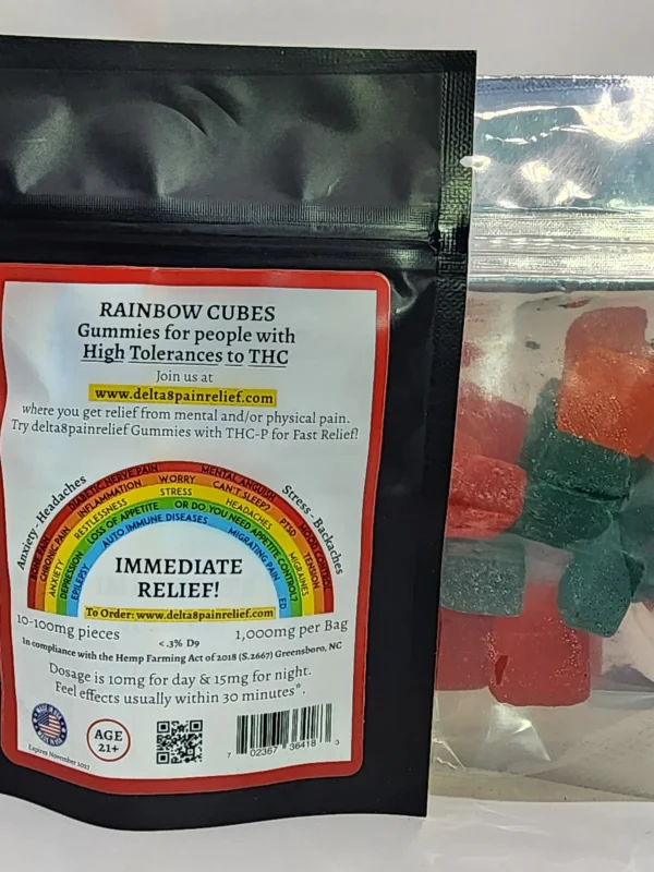 Rainbow Cubes Gummies