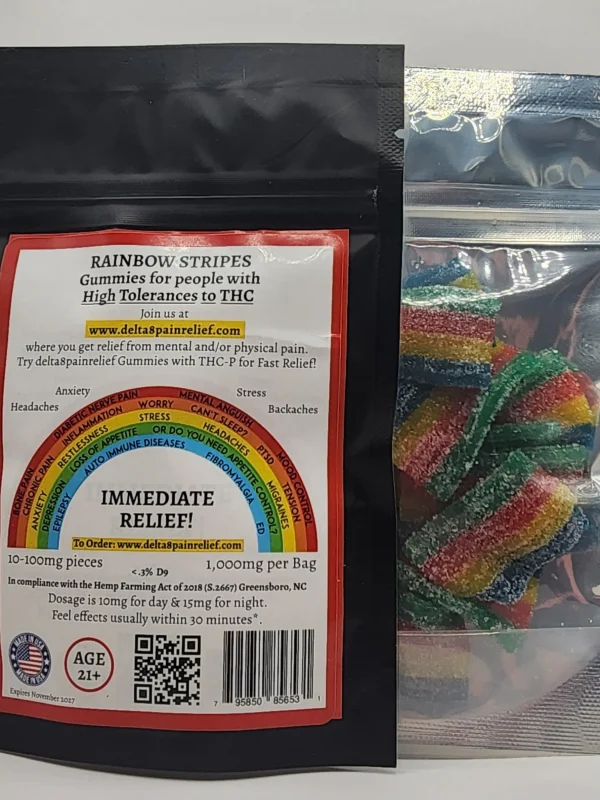 Rainbow Stripes Gummies